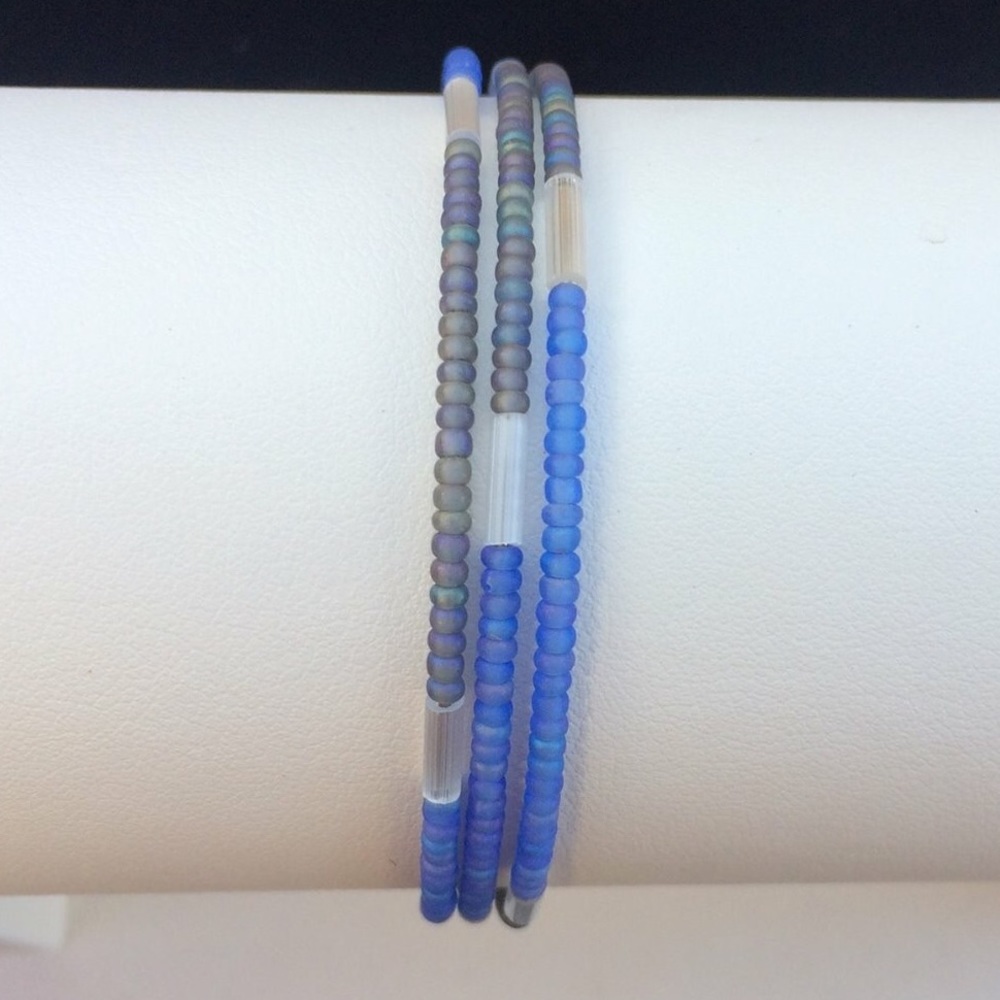 Handmade memory wire bracelet